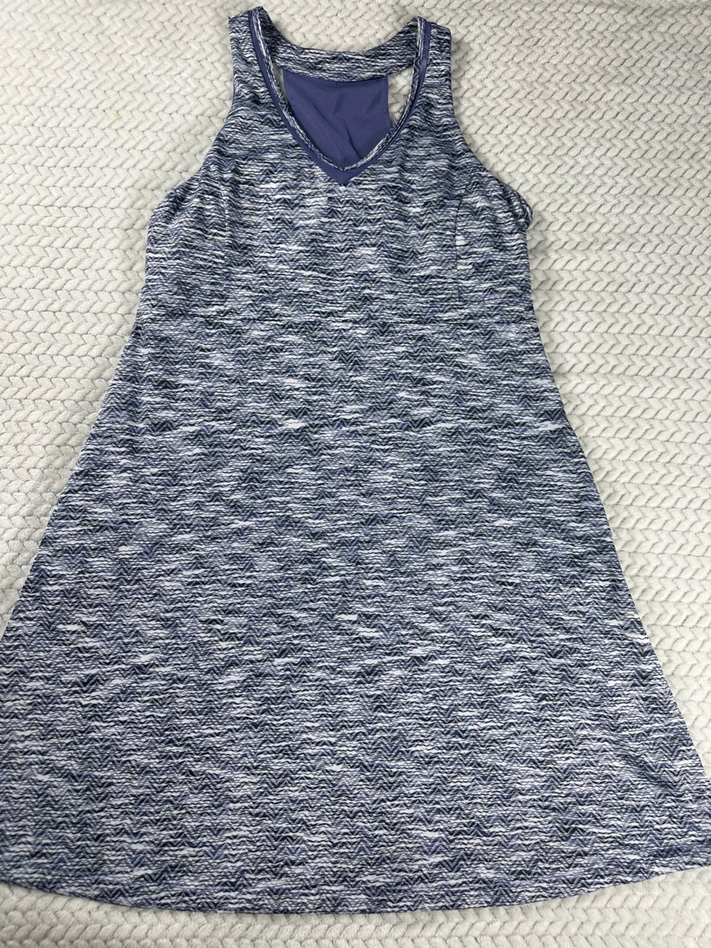 MPG Athletic Mesh Racerback Pickleball Built In Bra  Dress Women XL Purple